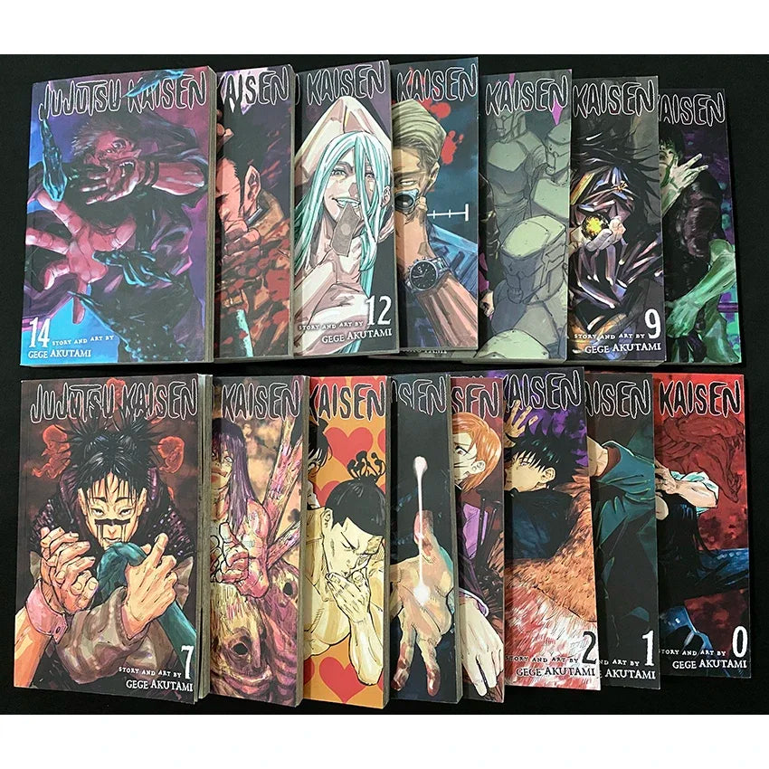 Anime Jujutsu Kaisen Japan Youth Teens Fantasy Science Mystery Suspense English Version Manga Comic Book