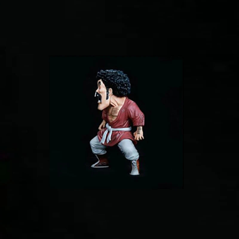 Dragon Ball Anime Mister Satan Figures Replace Head Hercule Action Figure Two Headed Funny Statue Model Collection Christmas Toy