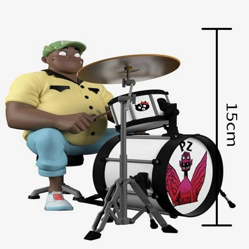 UK Virtual Gorillaz Band Action Figure HIP HOP Rock Band Member Resin Collection 2D Noodle Murdoc Russel Figures Model Toy Gifts