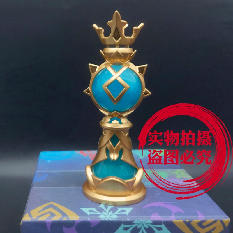 Genshin Impact Mavuika Beelzebul Zhong Li Barbatos Gnosis Plural Gnoses Anime Cosplay Luminescent Metal Night Light Pendant