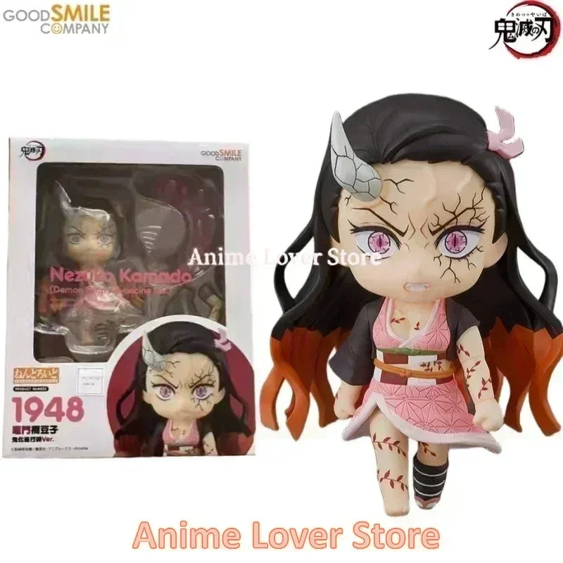Good Smile Nendoroid Demon Slayer GSC Kamado Nezuko Tanjirou Uzui Tengen Hashibira Inosuke  Agatsuma Zenitsu Akaza Anime Figures