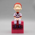 HUNTER × HUNTER GK Q Edition Hisoka Anime Figures steamed stuffed bun face sitting Position Model Desktop Decoration dolls Gifts