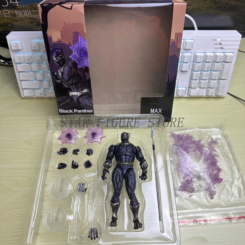 Amazing Yamaguchi Flash Spider-man Action Figure PVC Movable Collectible Toys Revoltech Black Panther Flashpoint Figures Model