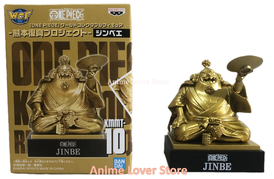 Bandai Original One Piece WCF Kumamoto Revival Plan Luffy Zoro Sanji Nami Usopp Robin Jinbe Chopper Anime Figures Toys for Kids