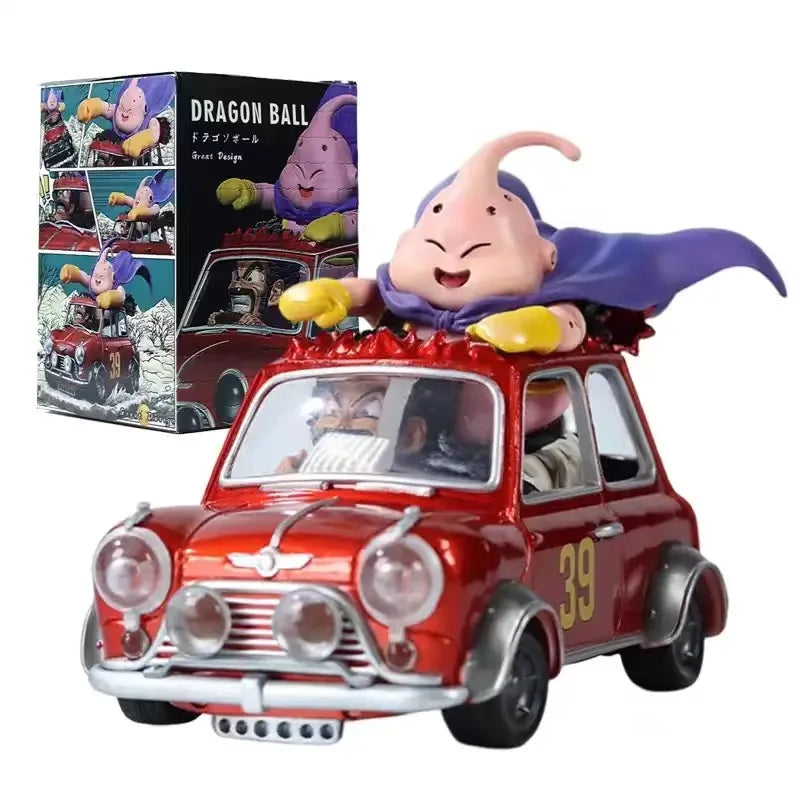14cm Anime Dragon Ball Z Fat Buu Figures Majin Buu Figurine Mr. Satan Drive Car Pvc Statue Collectible Model Decoration Toy Gift