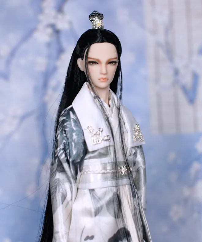 30cm Doll Chinese Ancient Costume Accessories 1/6 Male BJD Doll Figures Flexible Body Boy Doll Long Hair Boyfriend Toys Gift