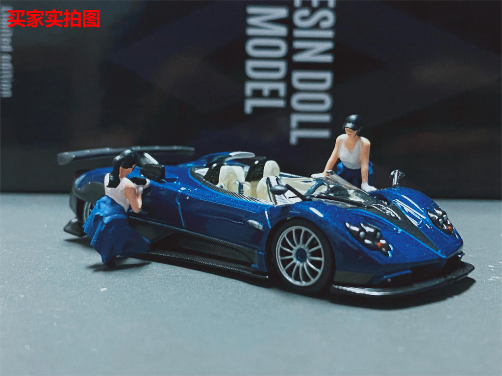 TIME MICRO MoreArt 1:64  Model Car Figures for Display&Collection Repair Women Set Scene for Display & Collection & Decoration