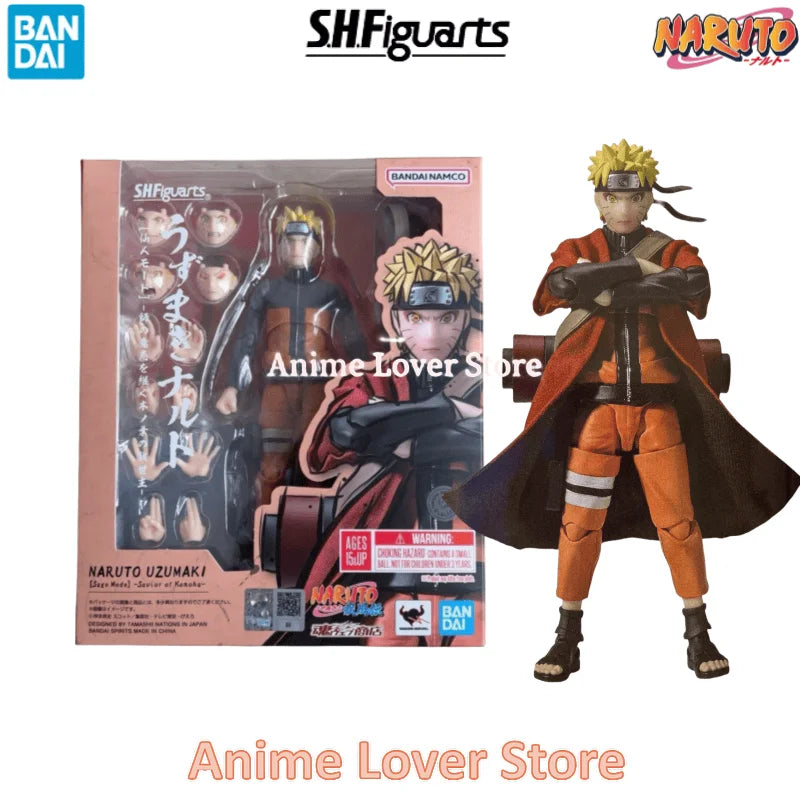 Bandai SHF Naruto Uzumaki Naruto Uchiha Sasuke Madara Haruno Sakura Hatake Kakashi Jiraiya Orochimaru Anime Figures