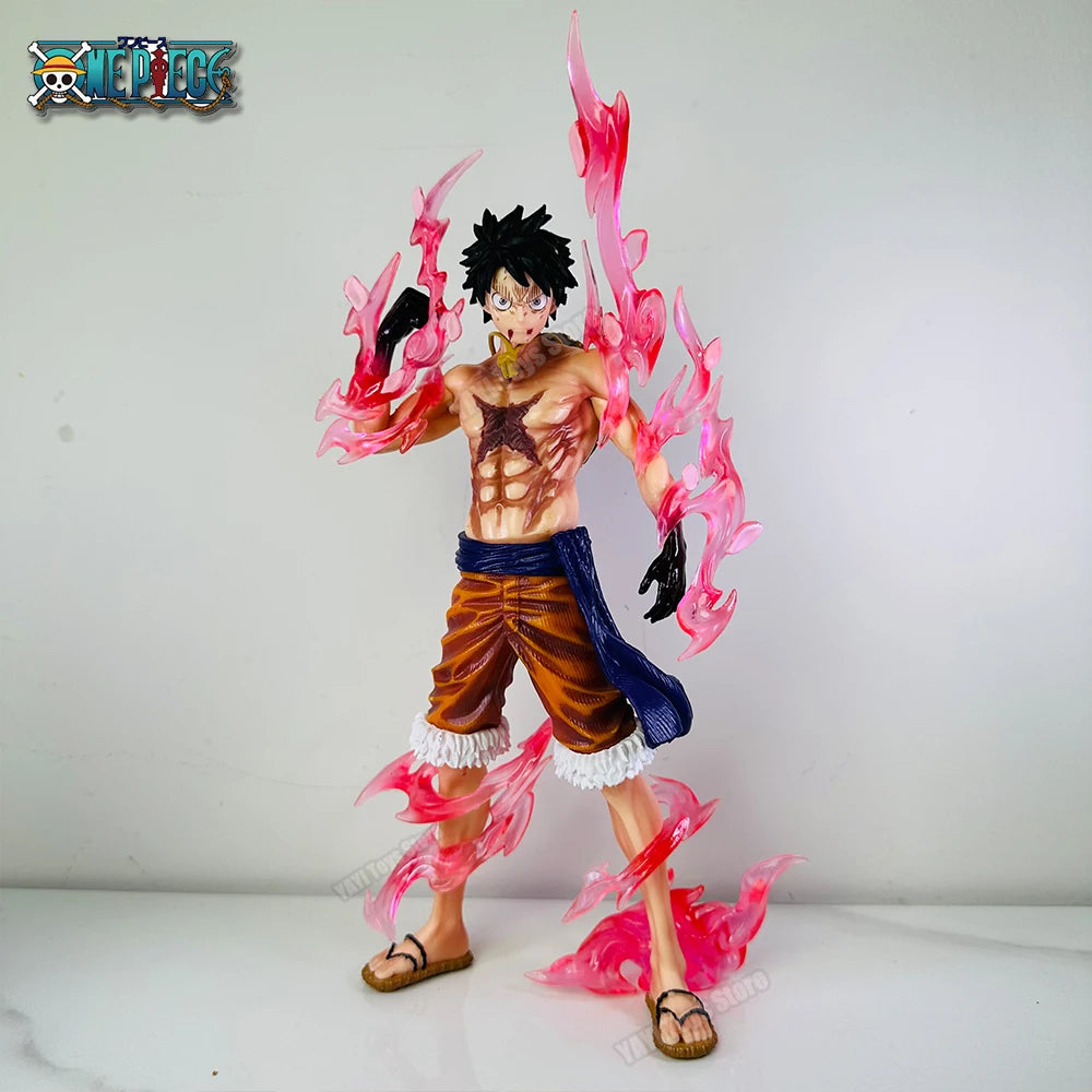 Luffy Flowing Cherry Figure