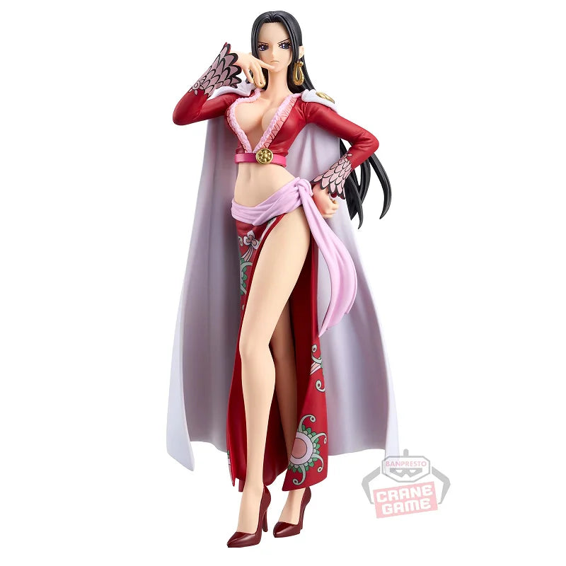 Bandai Original Banpresto Anime One Piece DXF Boa Hancock 17CM PVC Action Figures Collection Model Ornament Toy