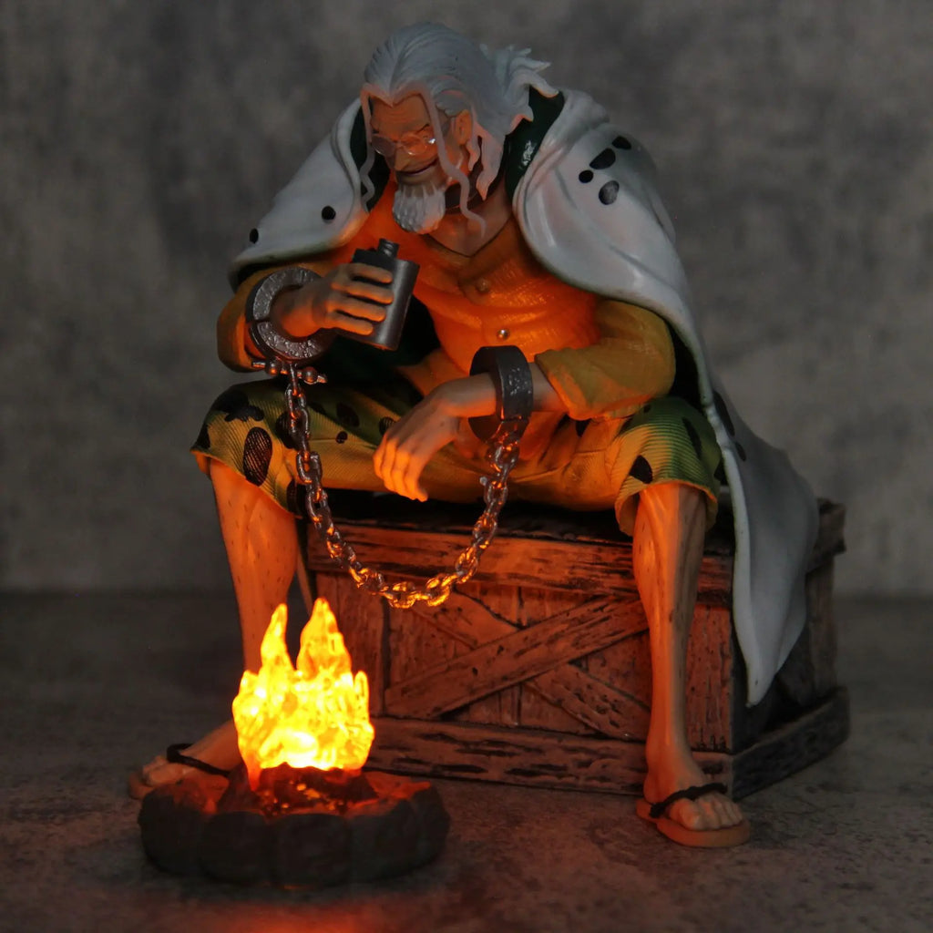 15cm Anime One Piece Silvers Rayleigh Action Figures Pvc Model Statue Room Collection Decoration Ornament Toys Birthday Gifs