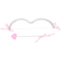 Cupid Bow Arrow Cosplay Costume Props Set Archery Toy Women Party Valentines Halloween Photography Propset Wedding Decorations