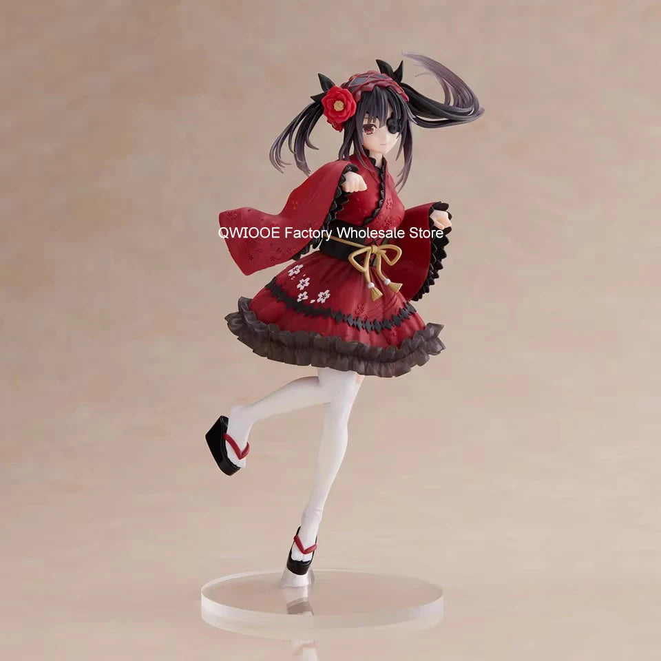 Original Genuine TAITO DATE A LIVE 18cm Tokisaki Kurumi C artoon Figures Collectible Model Toy A Nice Gift Droppshiping