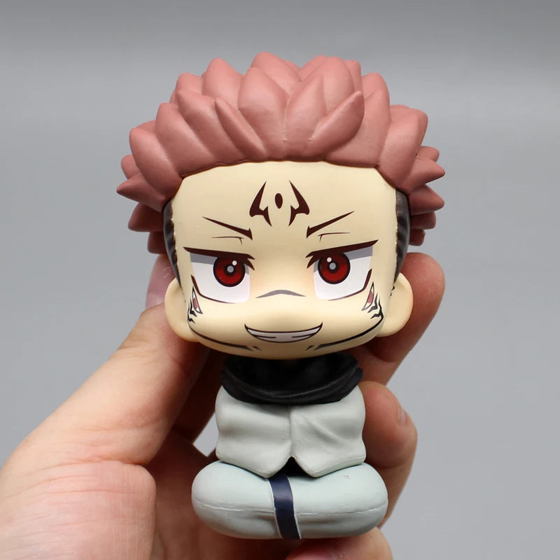 10cm Anime Jujutsu Kaisen Lookup Figures Nanami Kento Figure Sitting Doll Sukuna Figurine Q Version PVC Cute Desktop Decor Toys