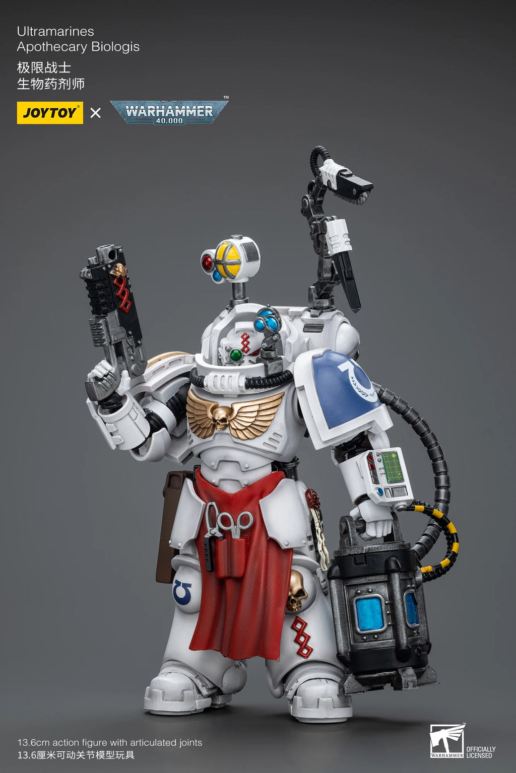 [Pre Order]JOYTOY Warhammer 40K 1/18 Action Figure Ultramarines Apothecary Biologis Anime figures Toys Collection