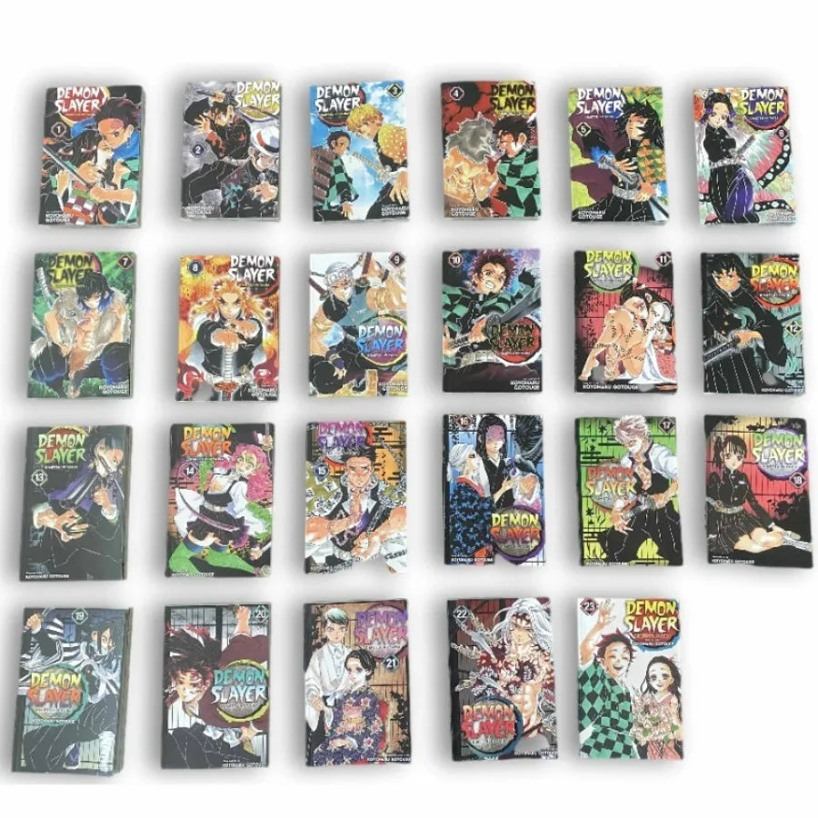 Anime Demon Slayer Volumes Yaiba Japanese Teen Fantasy Science Mystery Suspense Manga Comic Books English