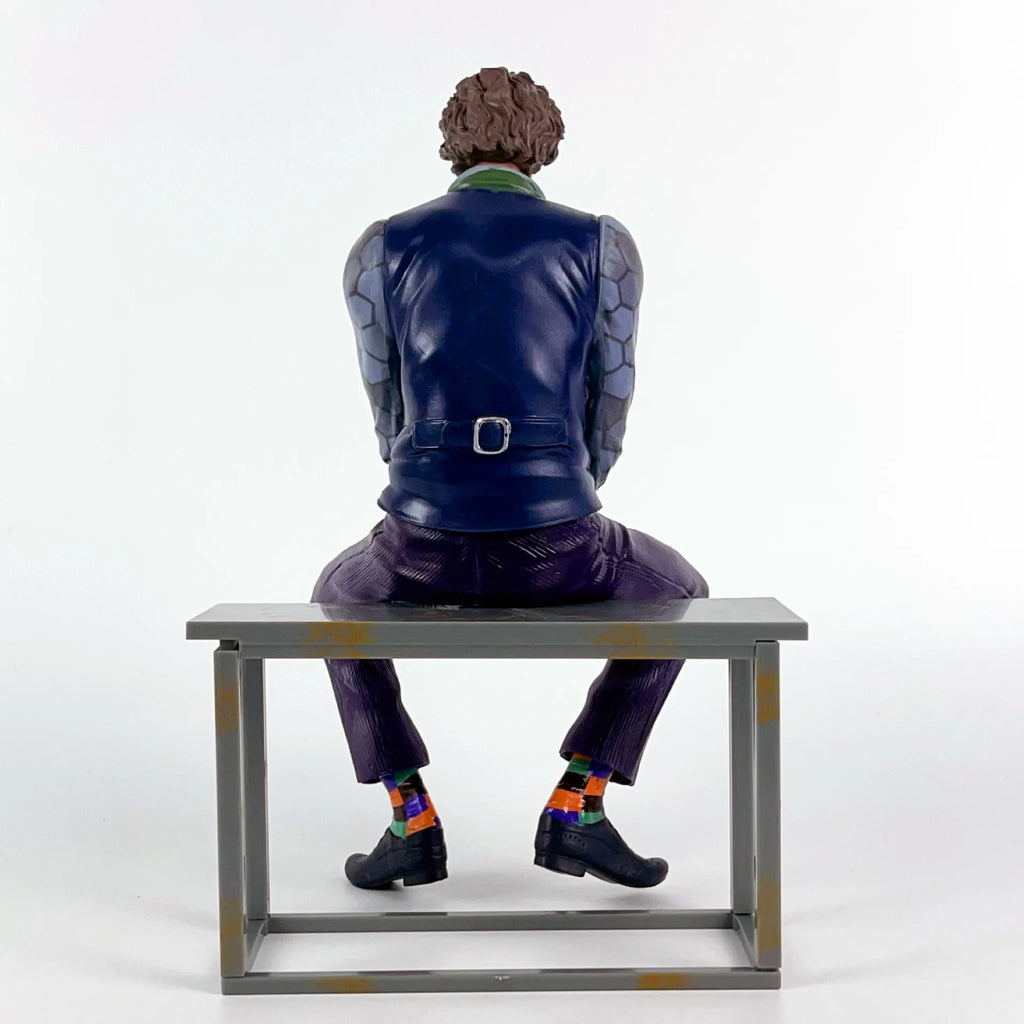 Roof Decoration Joker Heath Ledger Sitting Posture Figures Car Doll Tail And Roof Pendant Model Statue Collectable Toys