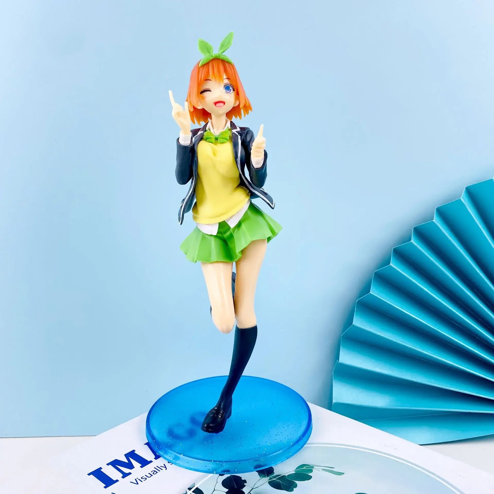 The Quintessential Quintuplets Anime Figures Nakano Ichika Nino Itsuki School Uniform Standing Static Collection 20CM PVC Toy