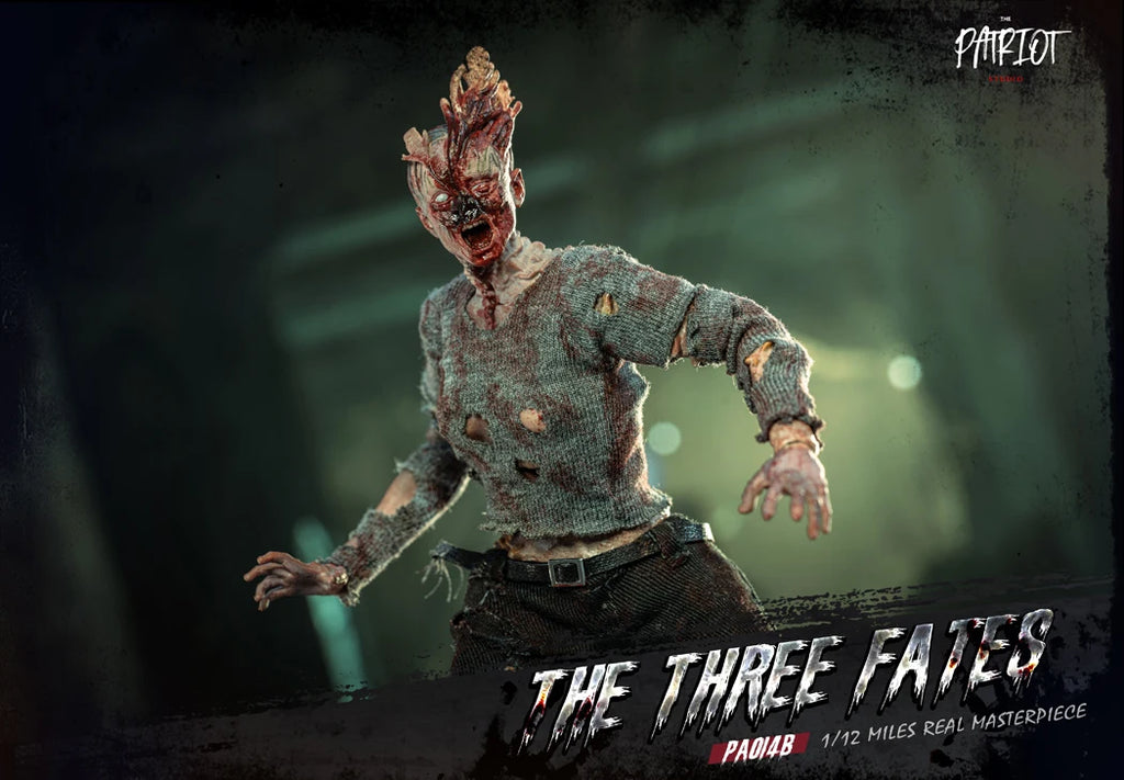 In Stock Patriot Studio The Last of Us Clicker The Three Fates Zombie 1/12 Cloth Gown Action Figures Toy Gift Collection