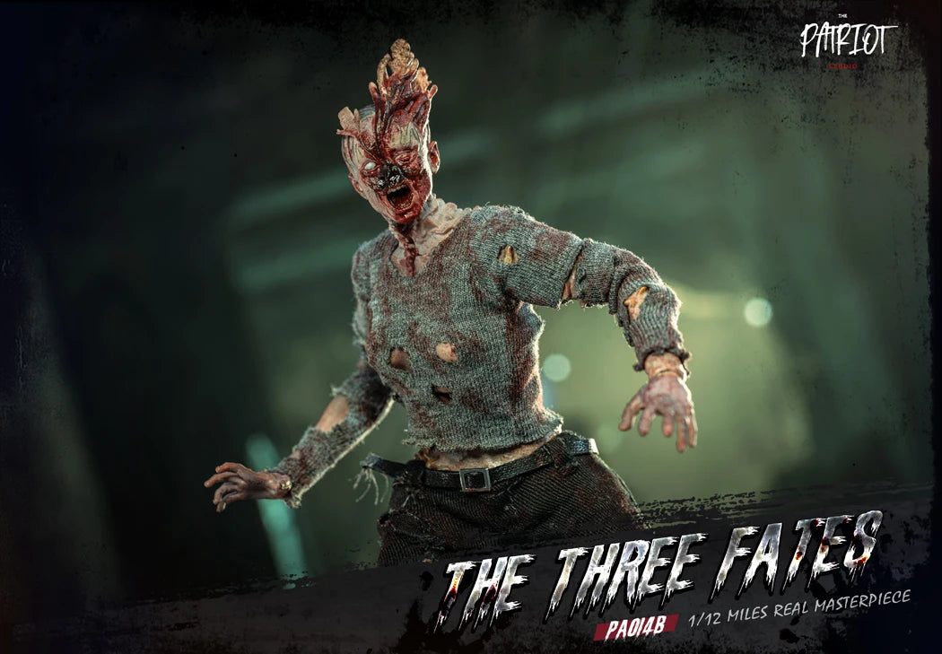 In Stock Patriot Studio The Last of Us Clicker The Three Fates Zombie 1/12 Cloth Gown Action Figures Toy Gift Collection