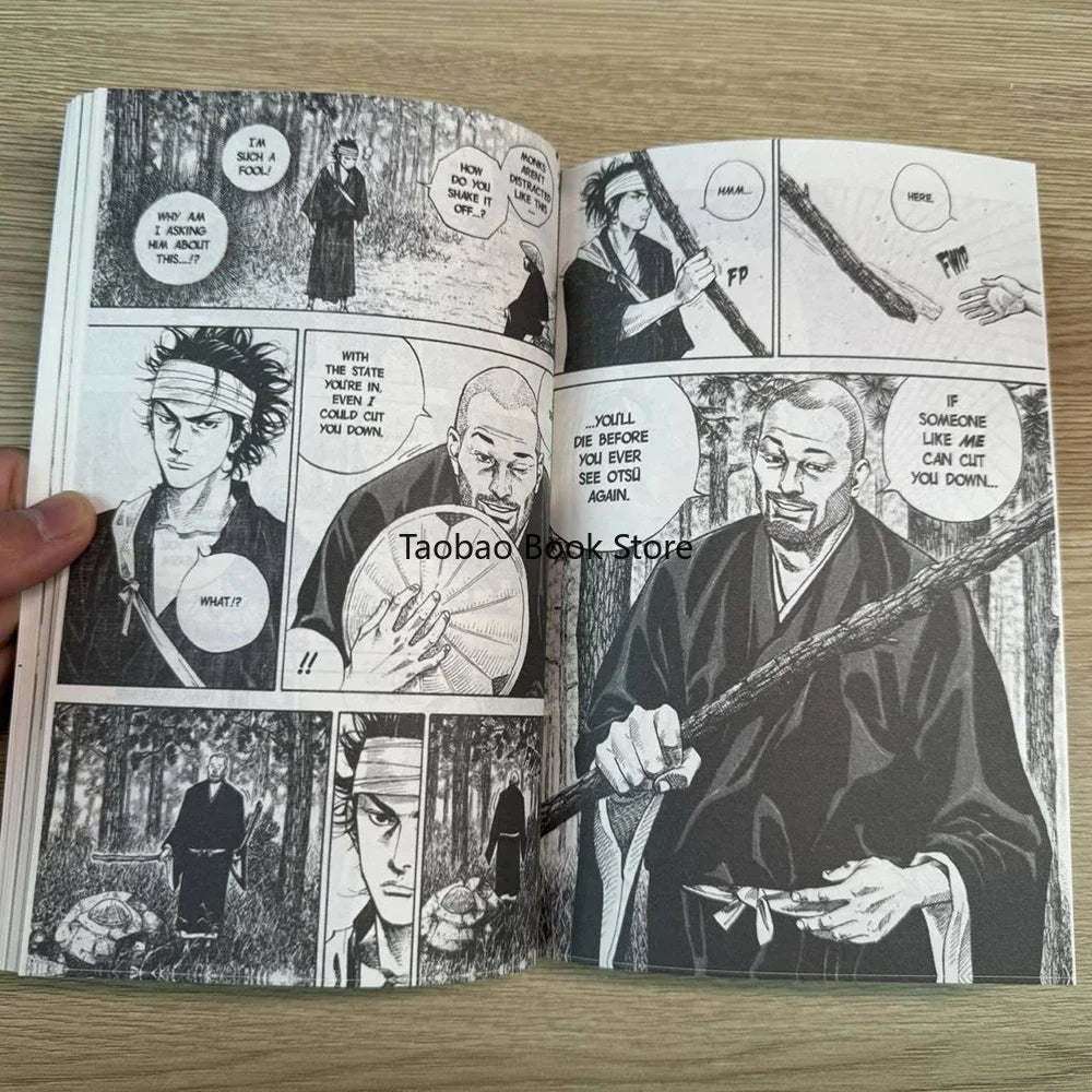 Anime Vagabond Volume 1-3 Miyamoto Musashi Japanese Teen Mystery Romance English Comic Book Manga Book English Version