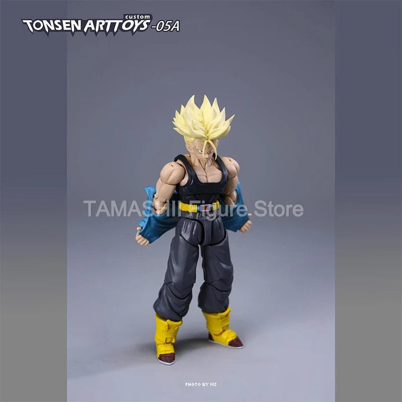 Tonsenarttoys Dragon Ball SHF Trunks Accessories SSJ SSJ2 Custom Model Kit Anime Action Figures Toys Collectibles