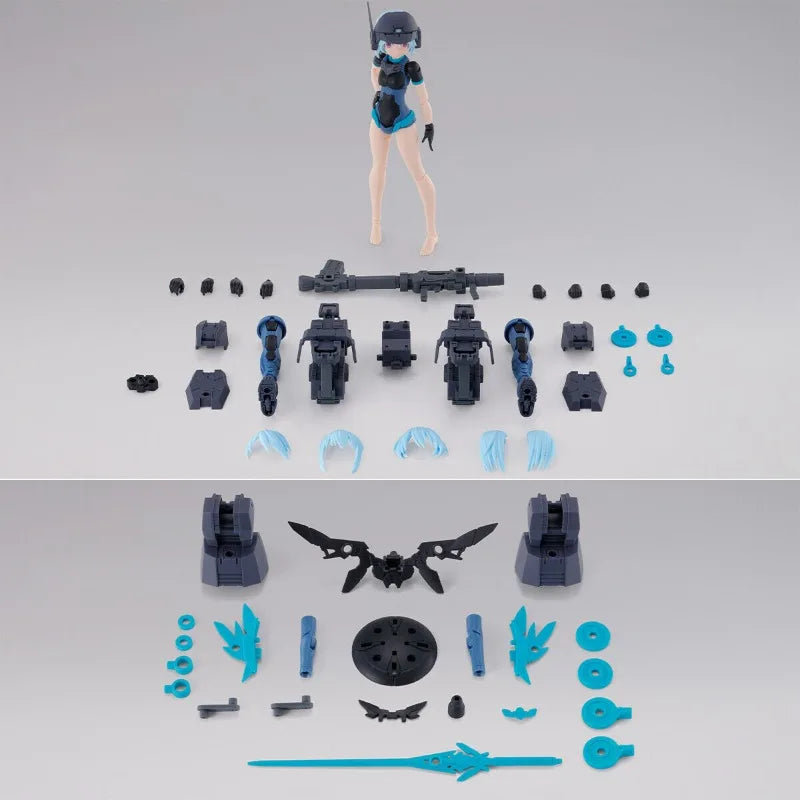 Bandai Original Genuine 30 Minutes Sisters Yufia Eliene Stipla Laranel Siana Farina Neverlia Rishetta Palyton Models Toy Figures