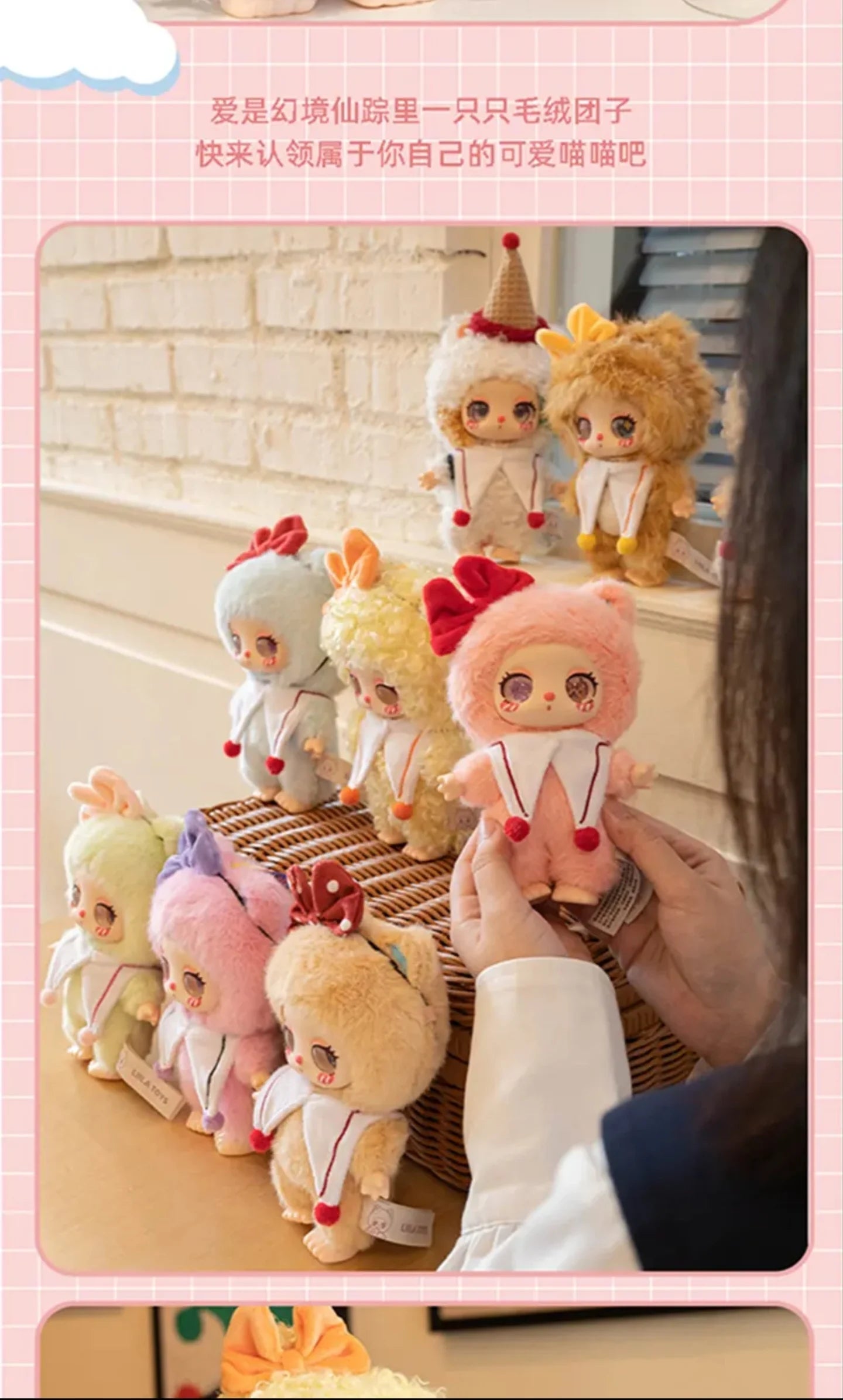 Genuine Liila'S Lucky Cat V3 Serise Blind Box Cute Vinyl Plush Pendant Doll Trendy Toys Lovely Mystery Box Figure Doll Gift