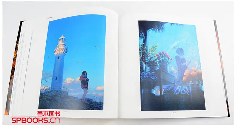 4 Books Set Japanese Original Illustration Art Book Dark Fantasy Nostalgia Parallel Scenes Can Purchase Separately