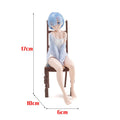 17cm Anime Re: Life In A Different World From Zero Rem Sit On Chairs Action Figures Collection PVC Model Kids Toy Christmas Gift