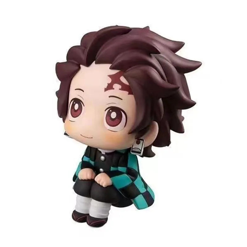 Anime Demon Slayer Doll Toy 6cm Nezuko Tanjirou Zenitsu Inosuke Kyoujurou Kanawo Action Figures Model Toy Kid Xmas Birthday Gift