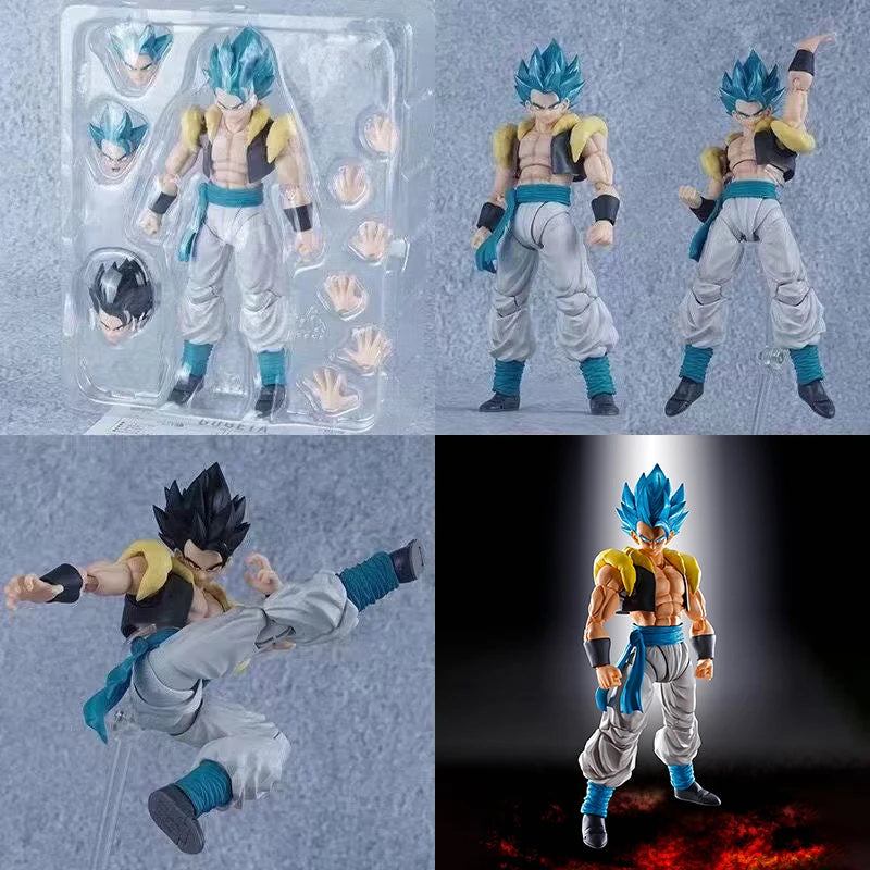Shf Dragon Ball Z Figures Super Saiyan God Vegetto Action Figure Model Collection Anime DBZ Vegeta Son Goku Potara Figurine Toys