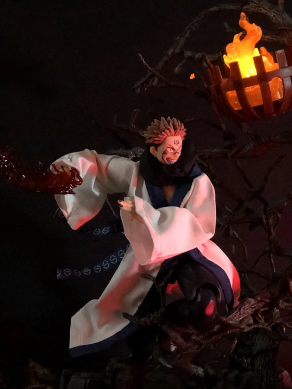 In Stock Jujutsu Kaisen SHF Ryomen Sukuna White Commoner（Clothes Only, Figures Not Included）
