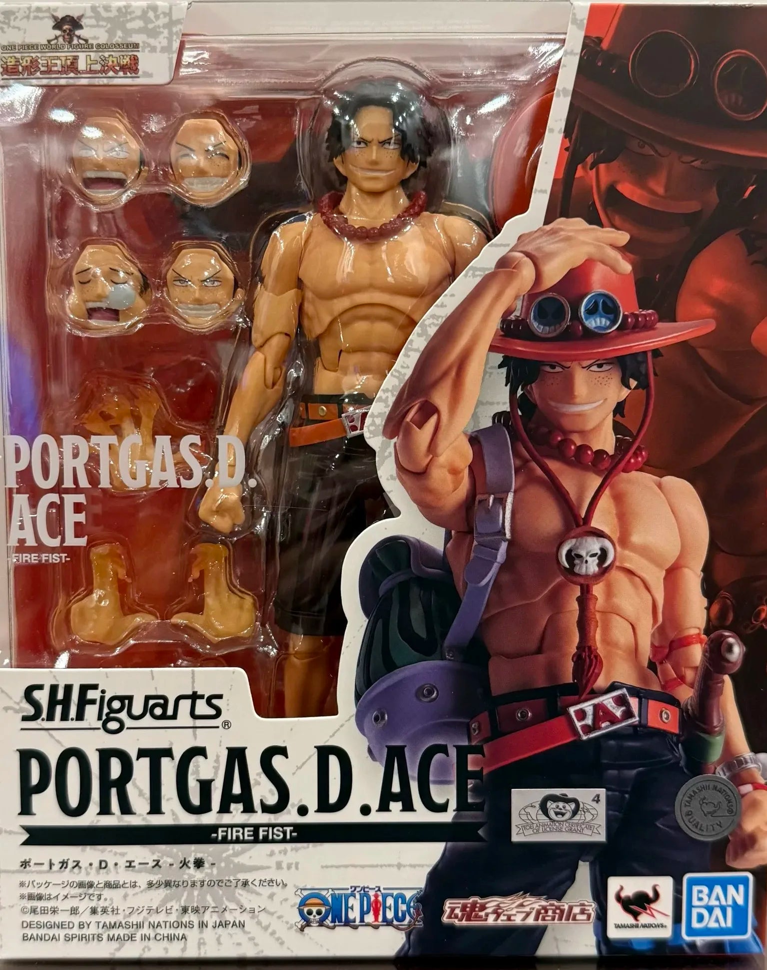 In Stock Genuine Bandai SHF One Piece Series Luffy Zoro Sanji Yonko Kaido Kid Trafalgar Law Action Figures Hand Model Collection