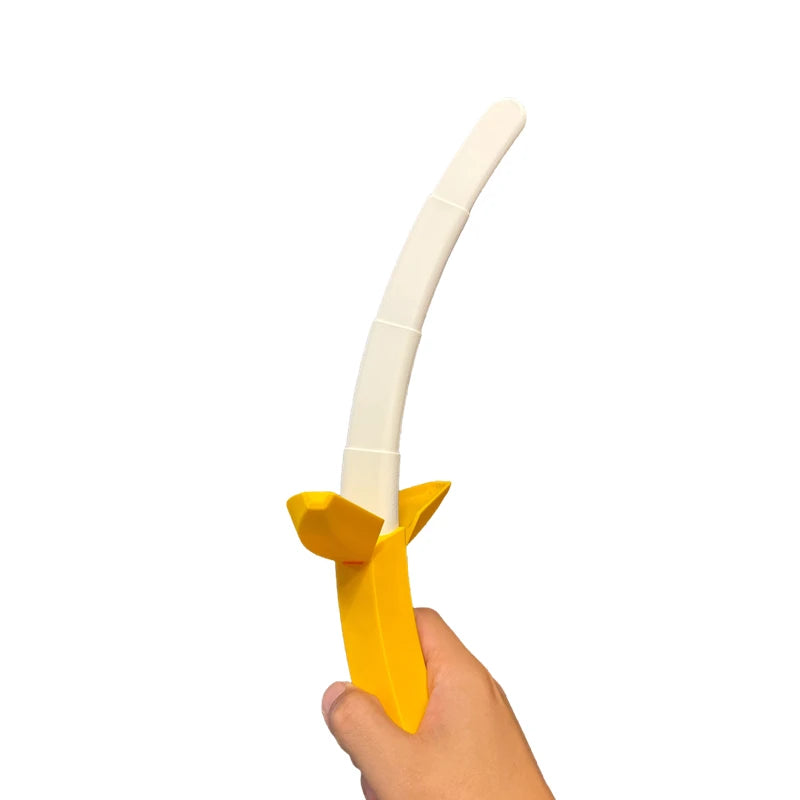 Gravity Katanas Sword Banana Shape Retractable Swords Decompression Katana Stress Relief Toy Knife Chindren Christmas Gifts