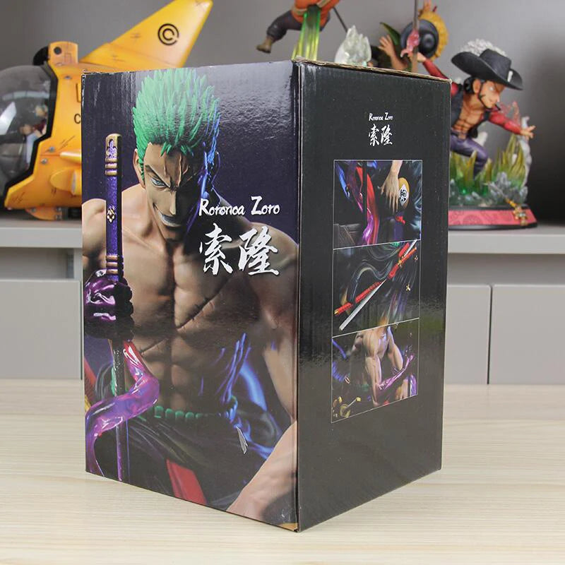One Piece Zoro 15cm Figures Roronoa Zoro With 2 Heads Anime Figurine Pvc Statue Model Desk Collection Doll Decoration Toys Gifts