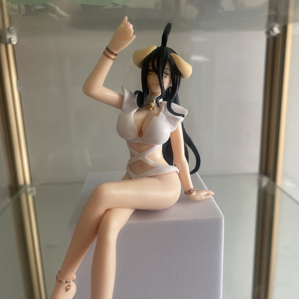 Anime Girl with Black Horns Figure