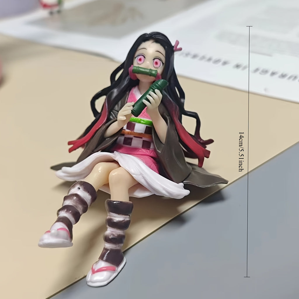 Authorized Demon Slayer Kimetsu no Yaiba Nezuko Kamado Anime Figure PVC Statue Collectible, Home Decor, Christmas Gift for Fans, Age 14+