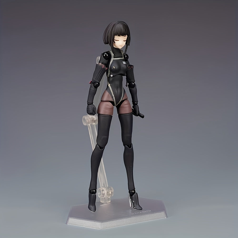 Cyber Samurai Girl Figure