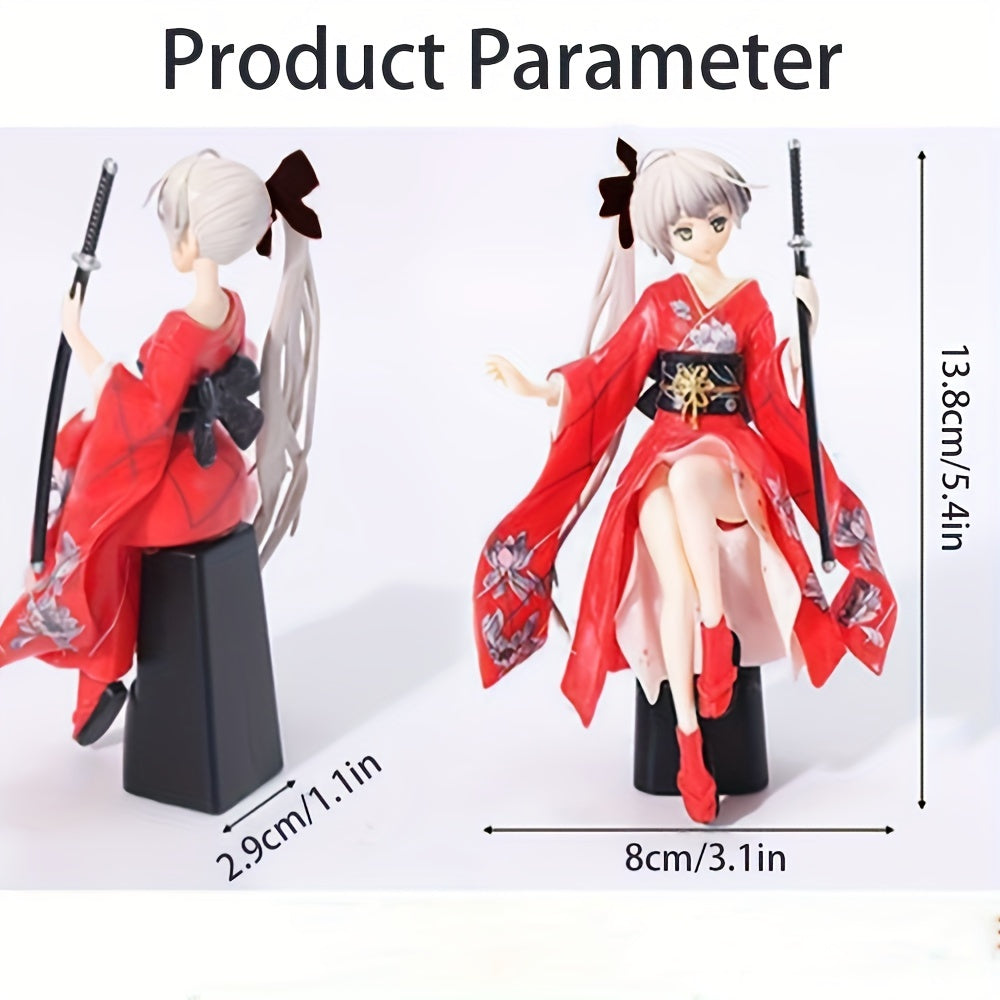 Kimono Anime Doll Figurine