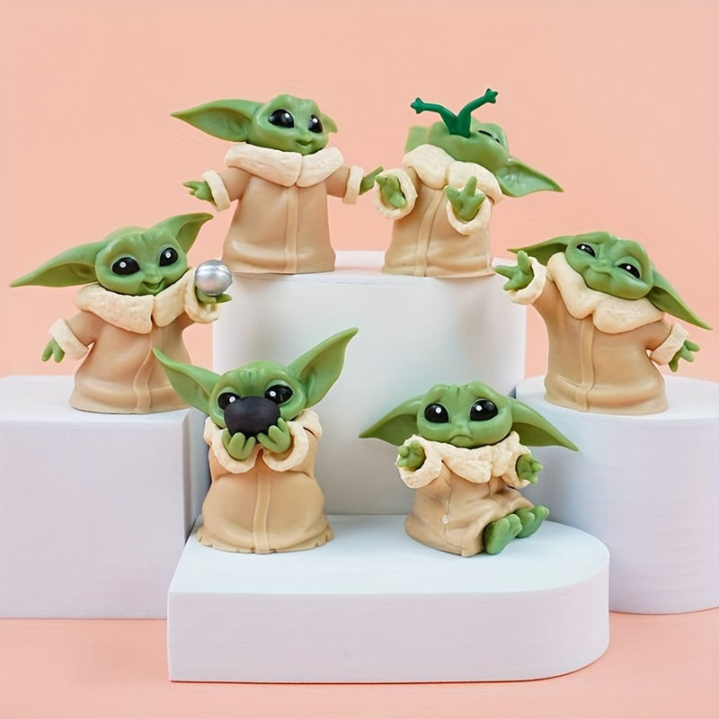 Grogu Star Wars Mini Figure Set
