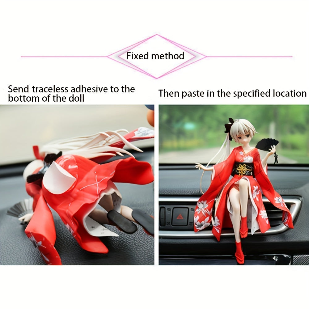 Kimono Anime Doll Figurine