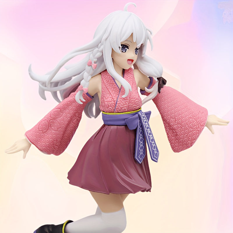 Pink Anime Fan Action Figure